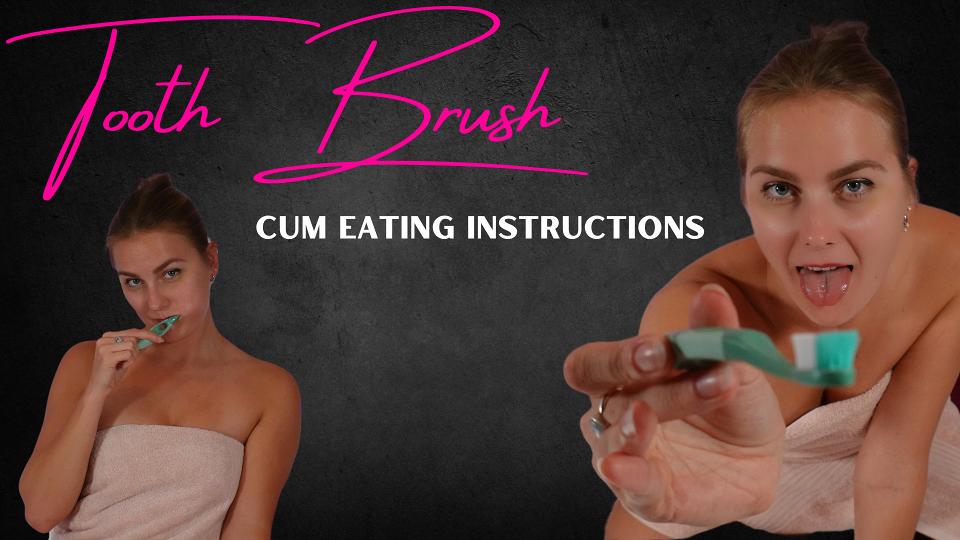Tooth Brush Cum Eating Instructions